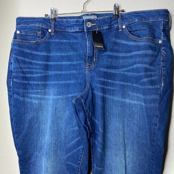 Torrid Boyfriend Straight Denim Jeans Vintage Stretch Mid-Rise Sz 24 NWT - Picture 4 of 10